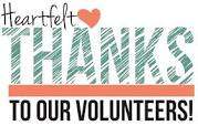 Thanks Volunteers